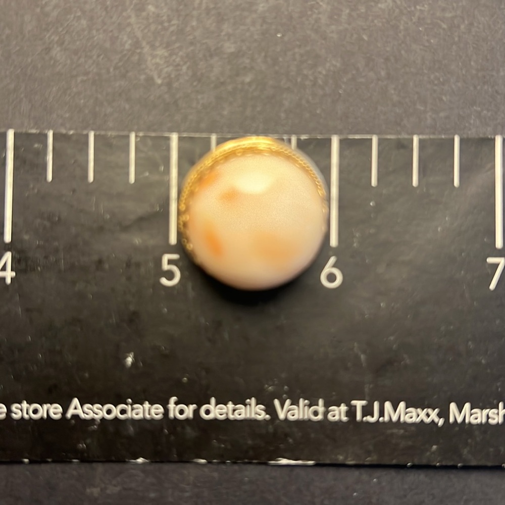 18k gold Vintage Angel Skin Coral Necklace and matching Earrings. Final price. - Picture 8 of 8